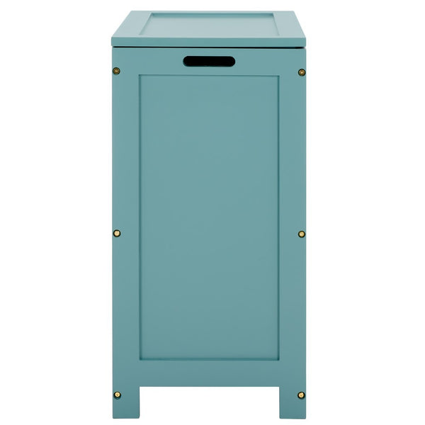 Haina Laundry Basket - Stylish Blue Organizer for Bedroom & Bath, Elegant Storage Solution for Clutter