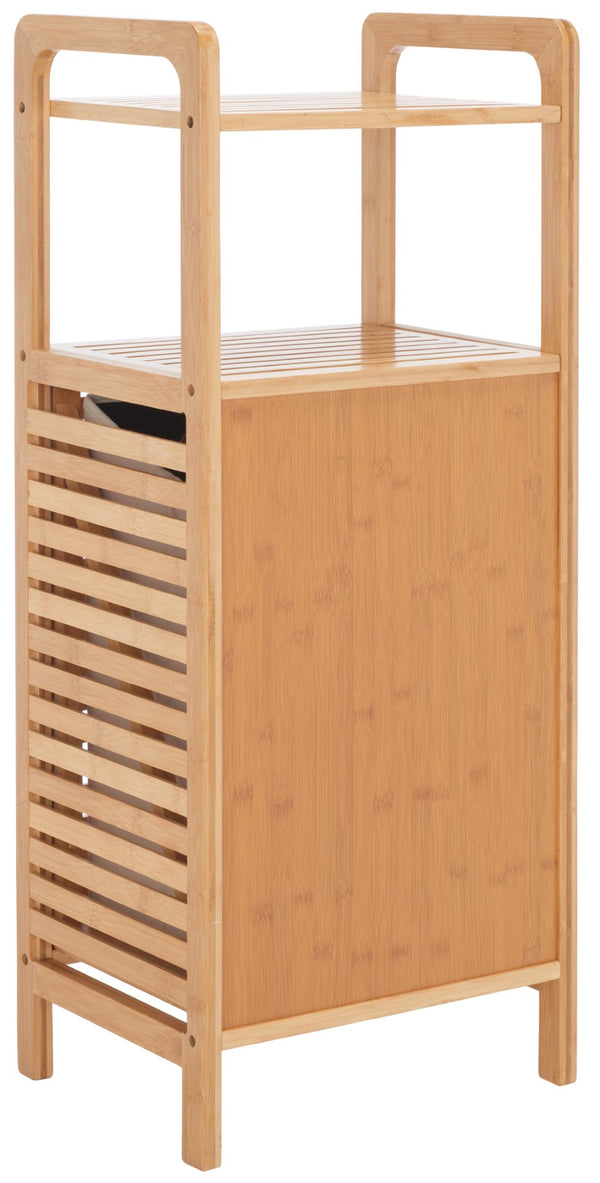 Safavieh Hallow Laundry Basket With Shelves Natural / Beige STG1903A