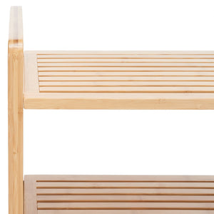 Safavieh Hallow Laundry Basket With Shelves Natural / Beige STG1903A