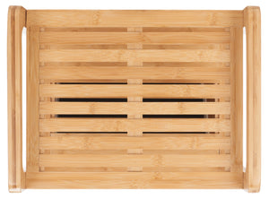 Safavieh Hallow Laundry Basket With Shelves Natural / Beige STG1903A