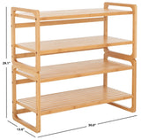 Safavieh Vallis Shoe Rack Natural STG1905A