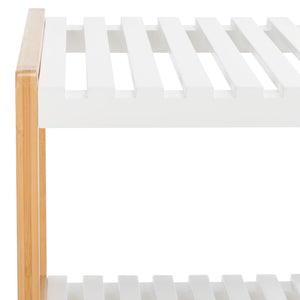 Safavieh Paxter 3-Tier Bamboo Shelf – Stylish Storage Solution For Small Spaces, Perfect For Bathroom & Laundry STG1908A