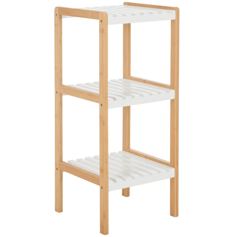 Safavieh Paxter 3-Tier Bamboo Shelf – Stylish Storage Solution For Small Spaces, Perfect For Bathroom & Laundry STG1908A
