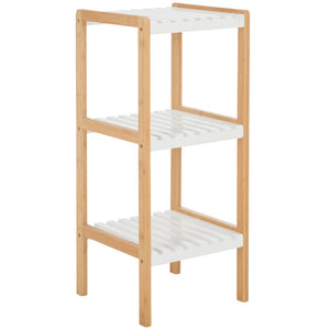 Safavieh Paxter 3-Tier Bamboo Shelf – Stylish Storage Solution For Small Spaces, Perfect For Bathroom & Laundry STG1908A