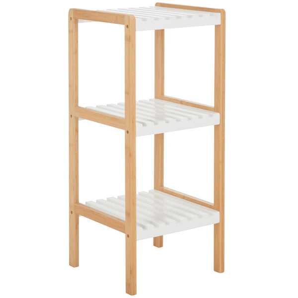 Safavieh Paxter 3-Tier Bamboo Shelf – Stylish Storage Solution For Small Spaces, Perfect For Bathroom & Laundry STG1908A