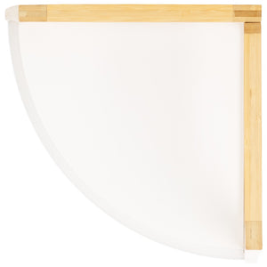 Safavieh Rainier Elegant 4-Tier Corner Shelf - Space-Saving Bamboo Design For Stylish Home Décor & Storage STG1910A