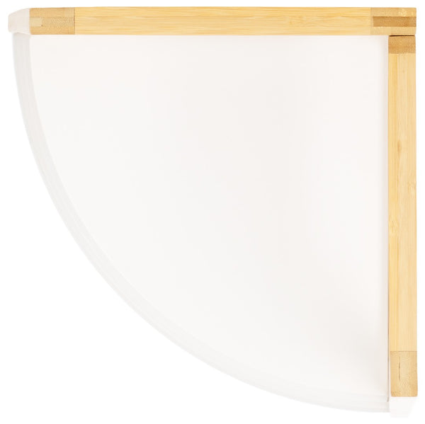 Safavieh Rainier Elegant 4-Tier Corner Shelf - Space-Saving Bamboo Design For Stylish Home Décor & Storage STG1910A