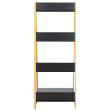 Safavieh Barteau 4 Tier Shelf Natural Bamboo / Black STG1912A