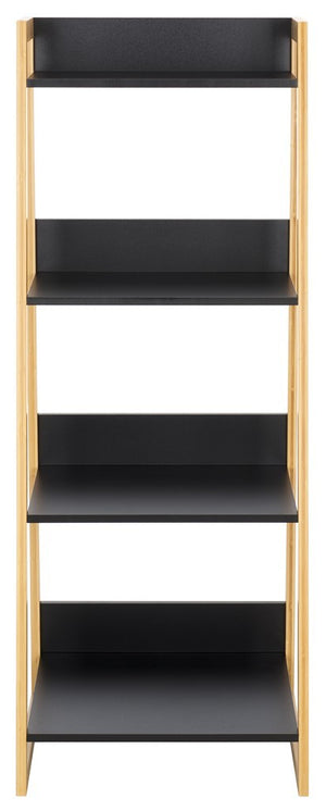 Safavieh Barteau 4 Tier Shelf Natural Bamboo / Black STG1912A