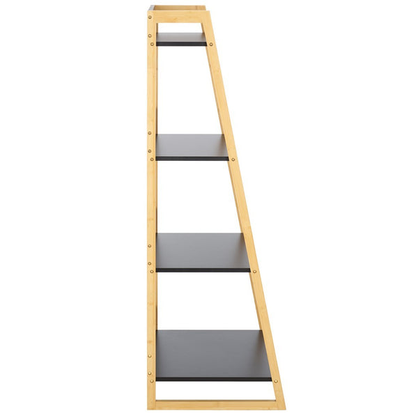 Safavieh Barteau 4 Tier Shelf Natural Bamboo / Black STG1912A