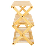 Safavieh Acheta 3 Tier Shoe Shelf Natural Bamboo STG1913A