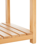 Safavieh Akio 3 Tier Shelf White / Natural Bamboo STG1915A