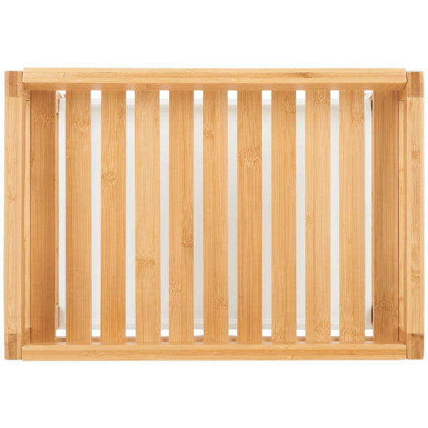 Safavieh Akio 3 Tier Shelf White / Natural Bamboo STG1915A