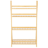 Safavieh Faisal 4 Tier Ladder Shelf Natural Bamboo STG1917A