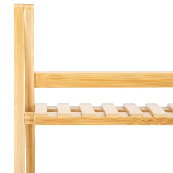 Safavieh Faisal 4 Tier Ladder Shelf Natural Bamboo STG1917A