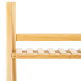 Safavieh Faisal 4 Tier Ladder Shelf Natural Bamboo STG1917A