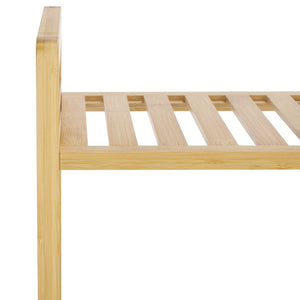 Safavieh Frigga 5-Tier Bamboo Shelf - Elegant Vertical Storage Solution For Modern & Rustic Interiors STG1918A