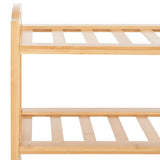 Safavieh Angford 4 Tier Shelf Natural Bamboo STG1919A