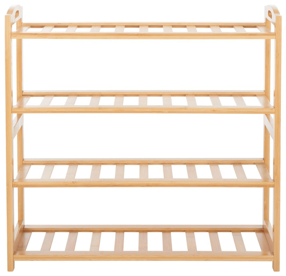 Safavieh Angford 4 Tier Shelf Natural Bamboo STG1919A