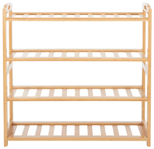 Safavieh Angford 4 Tier Shelf Natural Bamboo STG1919A