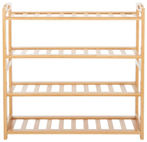 Safavieh Angford 4 Tier Shelf Natural Bamboo STG1919A