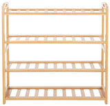 Safavieh Angford 4 Tier Shelf Natural Bamboo STG1919A