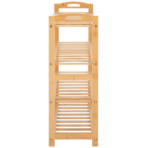 Safavieh Angford 4 Tier Shelf Natural Bamboo STG1919A