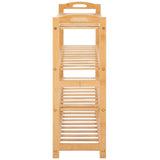 Safavieh Angford 4 Tier Shelf Natural Bamboo STG1919A