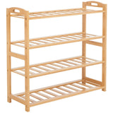 Safavieh Angford 4 Tier Shelf Natural Bamboo STG1919A