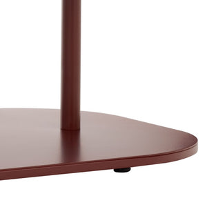 Safavieh Jordan 3 Tier Metal Shoe Rack Matte Powder Coated Organizer for Entryway or Closet Brick Red STG2500C