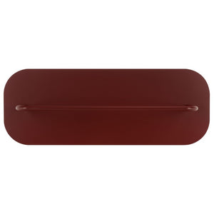 Safavieh Jordan 3 Tier Metal Shoe Rack Matte Powder Coated Organizer for Entryway or Closet Brick Red STG2500C