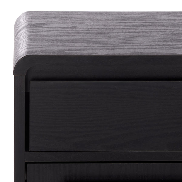 Safavieh Willam Shoe Rack - Elevate Your Storage With Chic Walnut Design For A Stylish, Organized Space Black Pb & Mdf Stg3100b