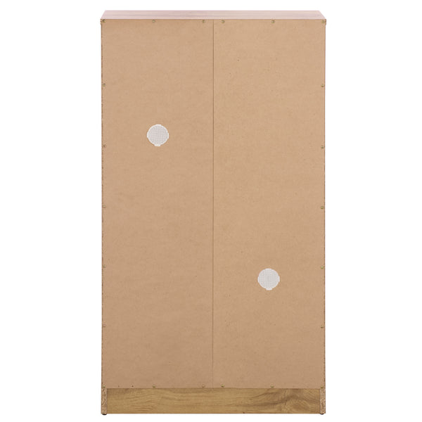 Safavieh Sohan Shoe Rack - Elegant Oak Storage Solution For Home Or Office, Stylish And Durable Design Oak Pb & Mdf Stg3101a