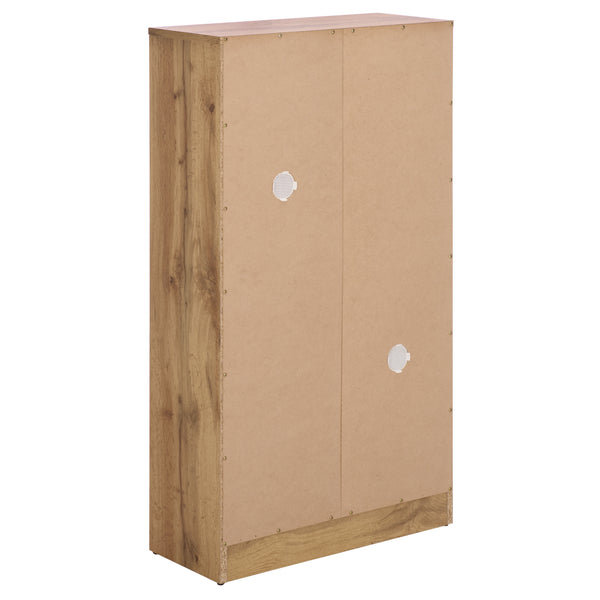 Safavieh Sohan Shoe Rack - Elegant Oak Storage Solution For Home Or Office, Stylish And Durable Design Oak Pb & Mdf Stg3101a