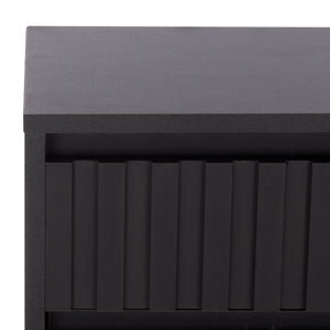 Safavieh Sohan Shoe Rack - Elegant Oak Storage Solution For Home Or Office, Stylish And Durable Design Black Pb & Mdf Stg3101b