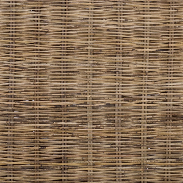 Safavieh Sanaki Natural Rattan Storage Bin With Wheels – Stylish, Functional Space Saver For Any Room Decor Natural Rattan,Wooden & Brass Wheels Stg5400a