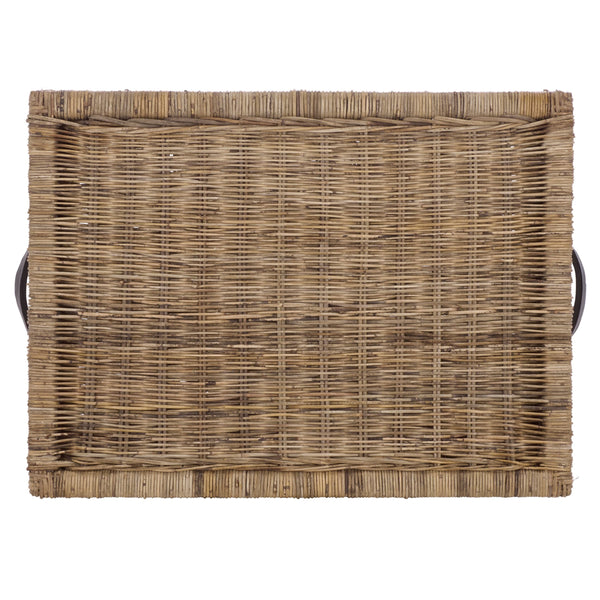 Safavieh Sanaki Natural Rattan Storage Bin With Wheels – Stylish, Functional Space Saver For Any Room Decor Natural Rattan,Wooden & Brass Wheels Stg5400a