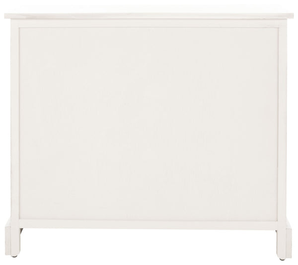 Safavieh Briar 6-Drawer Storage Chest - Farmhouse Style Organizer For Bedroom, Entryway & Closet Solutions Distressed White Frame / Greige Drawers STG5701A