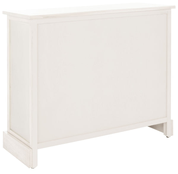 Safavieh Briar 6-Drawer Storage Chest - Farmhouse Style Organizer For Bedroom, Entryway & Closet Solutions Distressed White Frame / Greige Drawers STG5701A