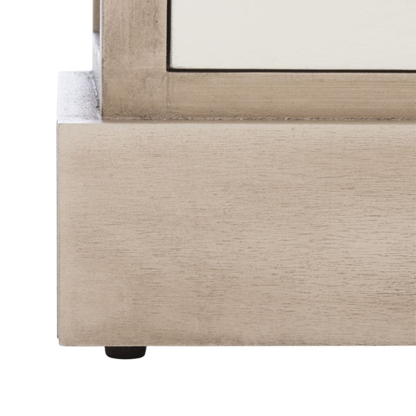Safavieh Briar 6-Drawer Storage Chest - Farmhouse Style Organizer For Bedroom, Entryway & Closet Solutions Sand Frame / Distressed White Drawers STG5701B