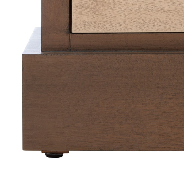 Safavieh Briar 6-Drawer Storage Chest - Farmhouse Style Organizer For Bedroom, Entryway & Closet Solutions Brown Frame / Sand Drawers STG5701D