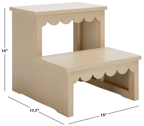 Safavieh Haven 2-step Stool - Elegant Wooden Design For Stylish Home Décor & Everyday Convenience Natural Wood Stg5703a