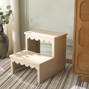 Safavieh Haven 2-step Stool - Elegant Wooden Design For Stylish Home Décor & Everyday Convenience Natural Wood Stg5703a