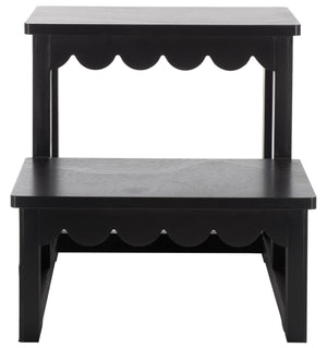 Safavieh Haven 2-step Stool - Elegant Wooden Design For Stylish Home Décor & Everyday Convenience Matte Black , Wood Stg5703b