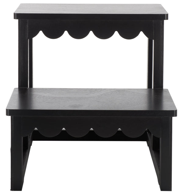 Safavieh Haven 2-step Stool - Elegant Wooden Design For Stylish Home Décor & Everyday Convenience Matte Black , Wood Stg5703b