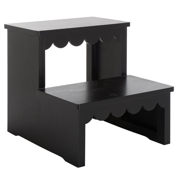 Safavieh Haven 2-step Stool - Elegant Wooden Design For Stylish Home Décor & Everyday Convenience Matte Black , Wood Stg5703b