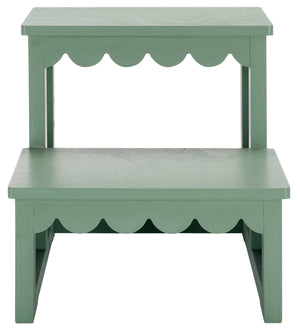 Safavieh Haven 2-step Stool - Elegant Wooden Design For Stylish Home Décor & Everyday Convenience Sage Green Wood Stg5703c
