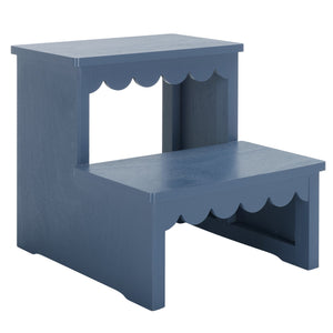 Safavieh Haven 2-step Stool - Elegant Wooden Design For Stylish Home Décor & Everyday Convenience Blue Wood Stg5703d