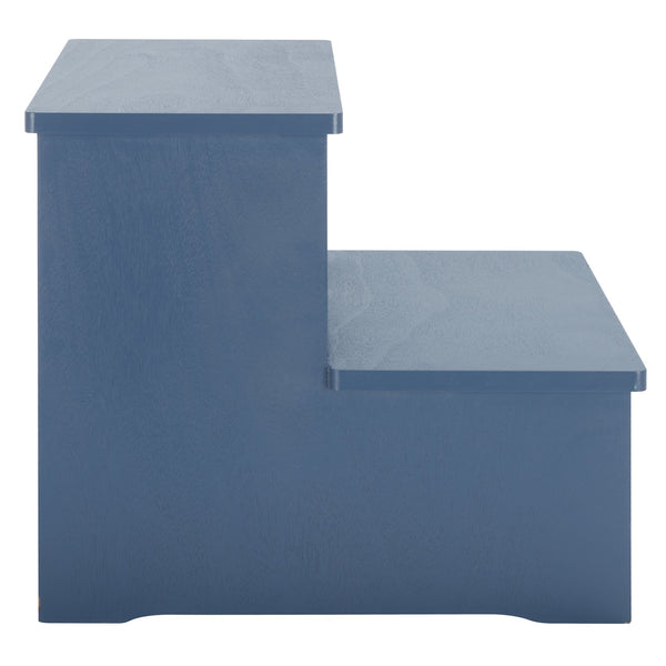 Safavieh Haven 2-step Stool - Elegant Wooden Design For Stylish Home Décor & Everyday Convenience Blue Wood Stg5703d