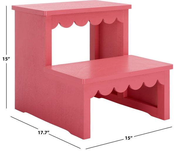 Safavieh Haven 2-step Stool - Elegant Wooden Design For Stylish Home Décor & Everyday Convenience Rose Wood Stg5703e